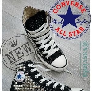 CONVERSE All Star Studded High Top Shoes- 4 size